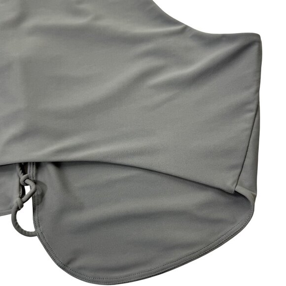 SKIMS Lace Up Super Crop Top Chrome Womens 4X - Picture 9 of 13